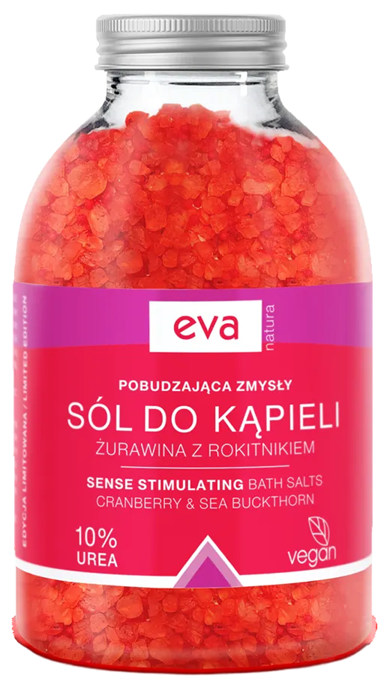 EVA NATURA Sense-stimulating bath salts with 10% urea
